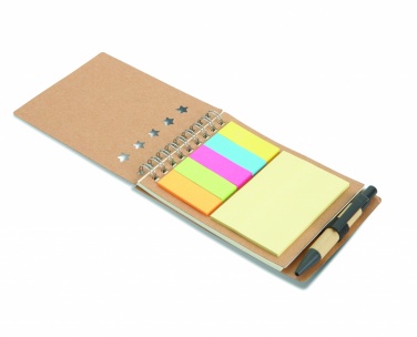 Logotrade promotional giveaway picture of: Notepad with pen and memo pad