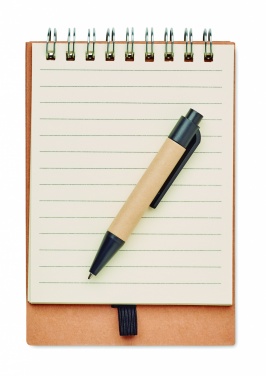 Logotrade promotional product image of: Notepad with pen and memo pad
