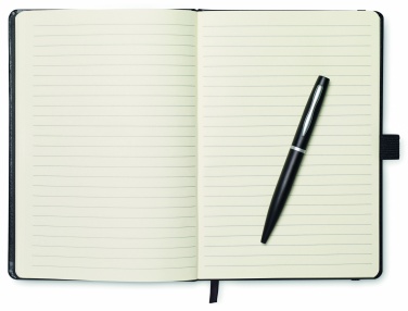 Logotrade promotional giveaway picture of: A5 notebook with pen 72 lined