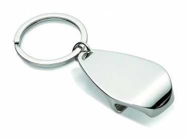 Logo trade corporate gifts picture of: Bottle opener key ring Tornio