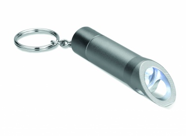 Logo trade advertising products image of: Metal torch key ring Ylivieska