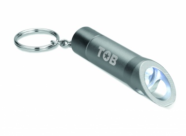 Logotrade promotional giveaway image of: Metal torch key ring Ylivieska