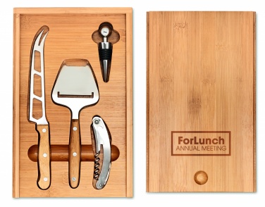 Logotrade promotional merchandise picture of: Cheese and wine set