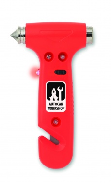 Logo trade promotional gifts picture of: 3 in 1 Emergency hammer