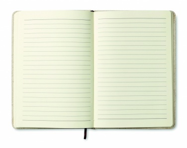 Logo trade promotional items image of: A5 canvas notebook