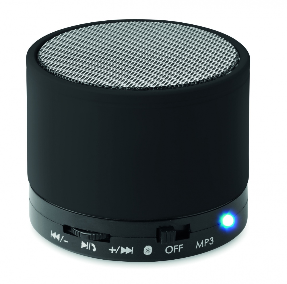 Logotrade corporate gift image of: Round wireless speaker