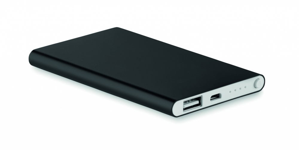 Logotrade advertising product image of: Flat power bank 4000 mAh