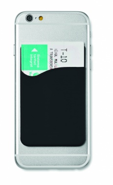 Logo trade promotional items picture of: Silicone cardholder