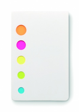 Logo trade business gifts image of: Page markers pad