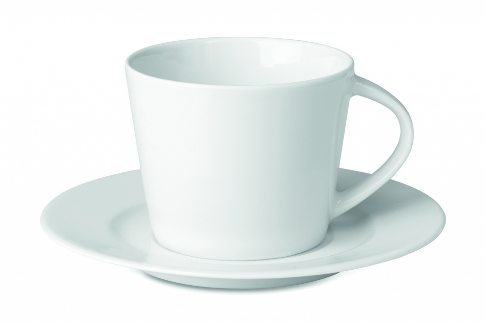Logotrade promotional giveaways photo of: Cappuccino cup and saucer