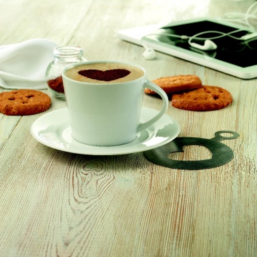 Logo trade promotional merchandise image of: Cappuccino cup and saucer