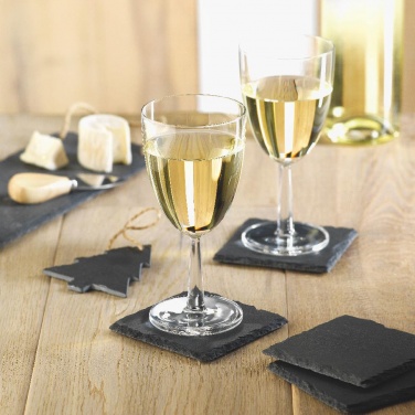 Logo trade advertising product photo of: Slate coasters with EVA bottom