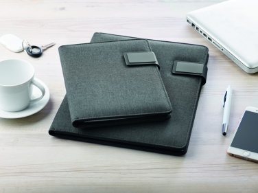 Logotrade corporate gifts photo of: A4 folder with power bank