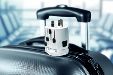 Logo trade corporate gifts image of: PRO World & USB. 3-pole