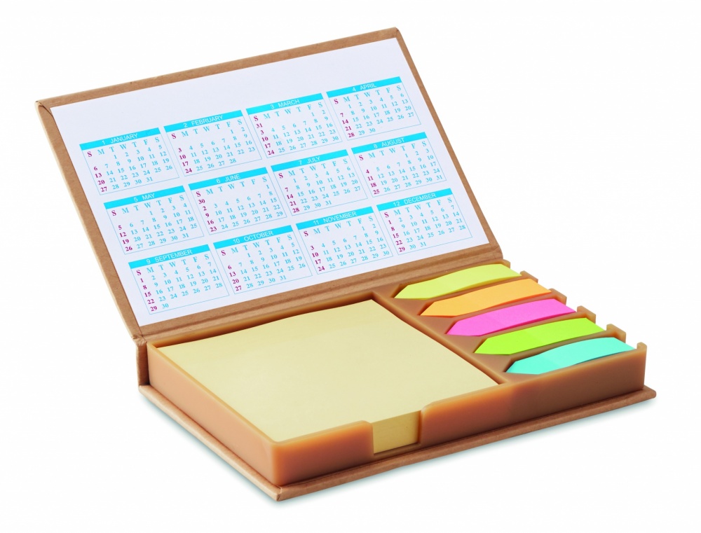 Logotrade promotional gift picture of: Desk memo set with calendar