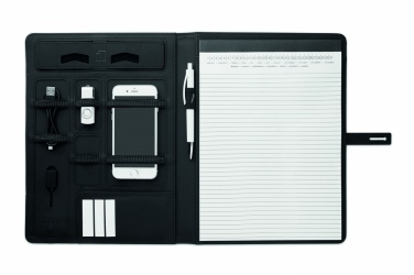 Logotrade corporate gift picture of: A4 folder w/wireless charger5W