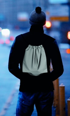 Logo trade promotional giveaway photo of: High reflective drawstring bag