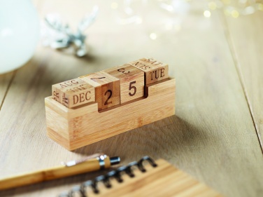 Logotrade corporate gifts photo of: Bamboo calendar
