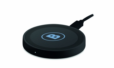 Logo trade promotional giveaways picture of: Small wireless charger 5W