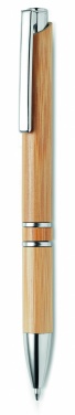 Logo trade promotional merchandise picture of: Bamboo automatic ball pen