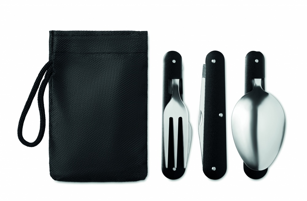 Logo trade corporate gift photo of: 3-piece camping utensils set