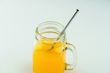 Logo trade promotional merchandise photo of: SS straw and brush in pouch