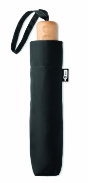Logo trade promotional merchandise picture of: 21 inch RPET foldable umbrella