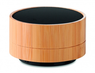 Logotrade promotional giveaway picture of: 3W Bamboo wireless speaker