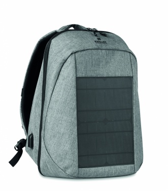 Logotrade promotional giveaway image of: Backpack solar