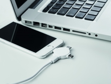 Logo trade promotional merchandise picture of: 3 in 1 cable adapter