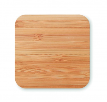 Logotrade advertising product image of: Bamboo wireless charge pad 5W