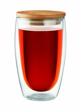 Logo trade promotional item photo of: Double wall  glass 450 ml Frankfurt