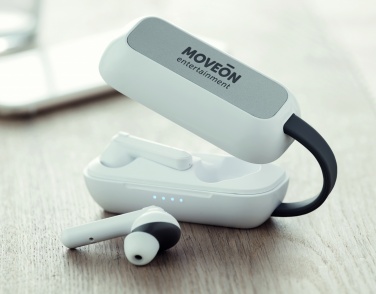 Logotrade advertising product picture of: TWS wireless charging earbuds
