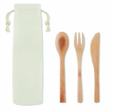 Logotrade corporate gift picture of: Bamboo cutlery set