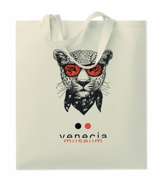 Logo trade promotional gift photo of: 140gr/m² cotton shopping bag