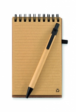 Logotrade promotional items photo of: A6 Cork notepad with pen