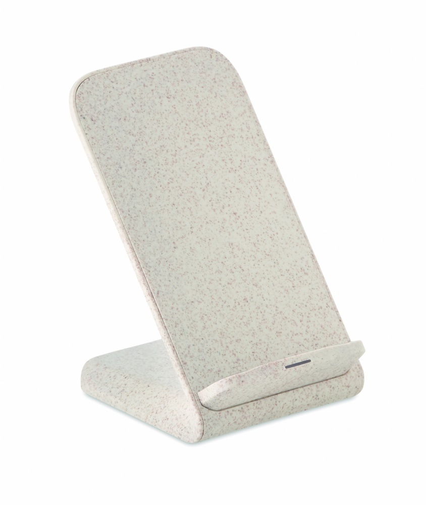 Logo trade corporate gifts picture of: Wheat straw/ABS charger std10W