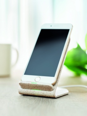 Logotrade promotional merchandise image of: Wheat straw/ABS charger std10W