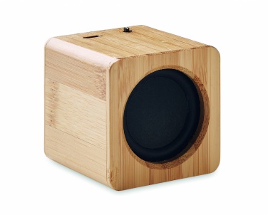 Logotrade promotional product picture of: Bamboo wireless speaker