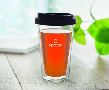 Logo trade corporate gifts image of: High borosilicate glass 350ml