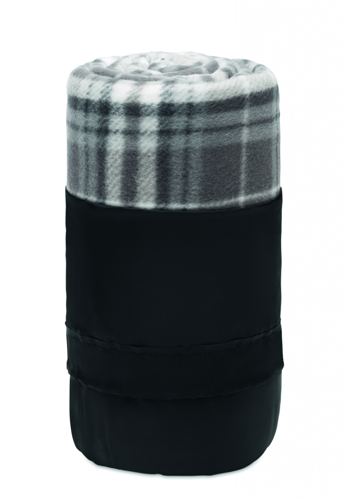 Logotrade advertising product picture of: RPET fleece travel blanket