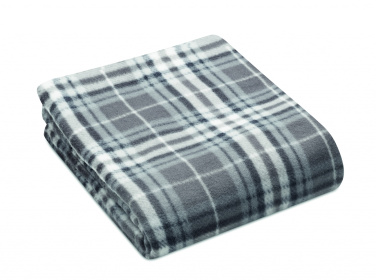 Logo trade advertising products image of: RPET fleece travel blanket