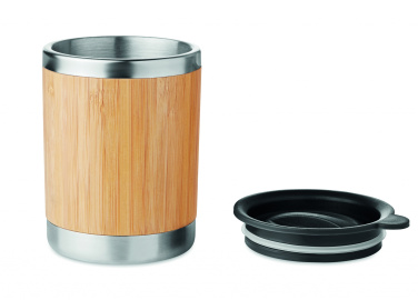 Logotrade promotional merchandise picture of: Tumbler in bamboo cover 250ml