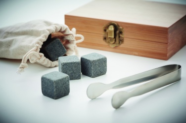 Logo trade promotional products image of: 9 stone ice cubes in box