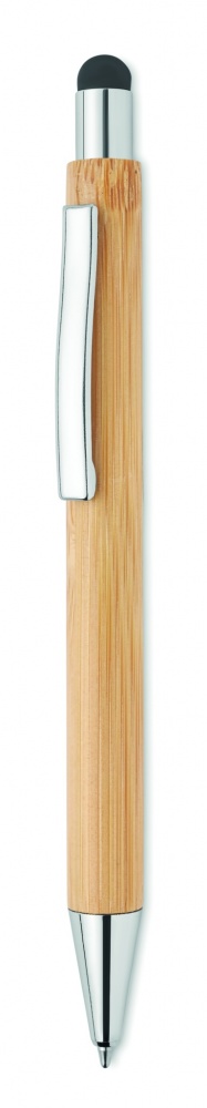 Logotrade corporate gift image of: Bamboo ballpoint pen with blue ink