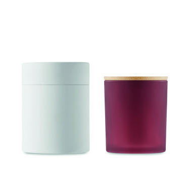 Logo trade business gifts image of: Plant based wax candle 200 gr