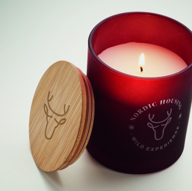 Logotrade promotional merchandise photo of: Plant based wax candle 200 gr