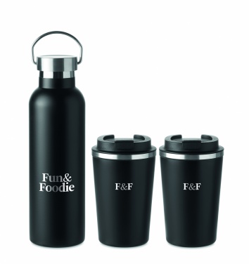 Logo trade promotional product photo of: Stainless steel double wall set