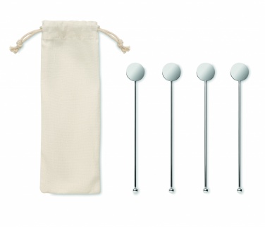 Logotrade promotional item image of: Stainless steel stirrers set