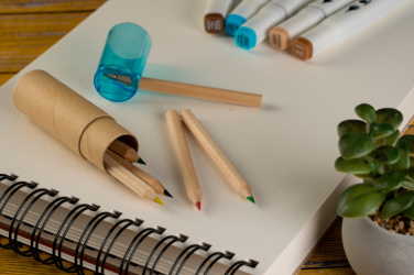 Logotrade promotional gift picture of: Wooden crayons BECKY